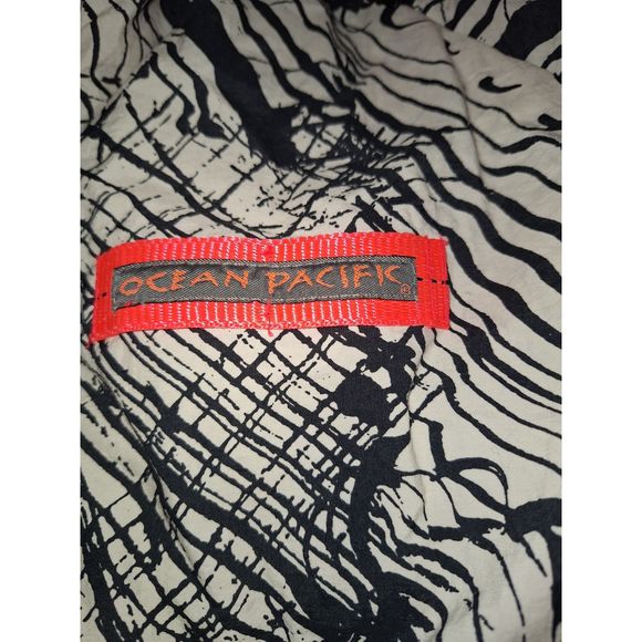 Ocean Pacific 1980's Puffer Jacket Vintage Reversible - Picture 6 of 16